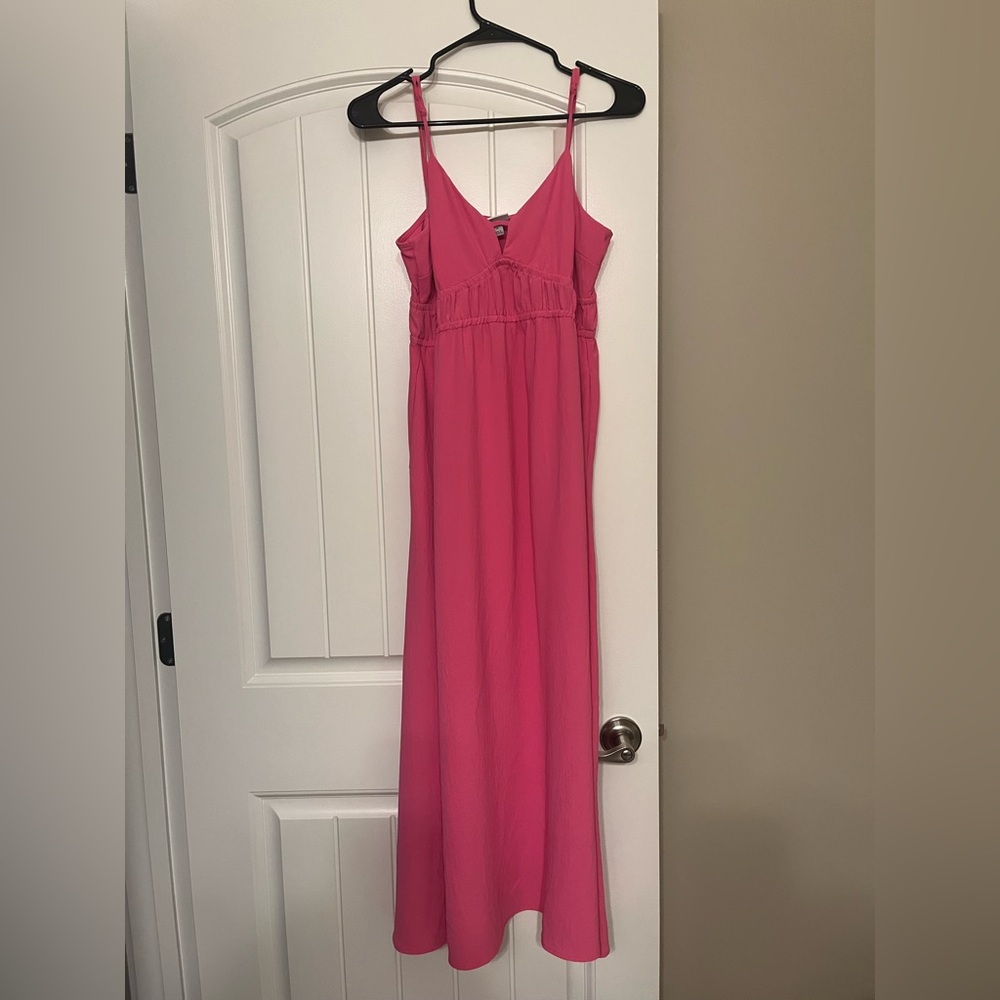 A New Day Pink Sleeveless Spaghetti Strap Sundress